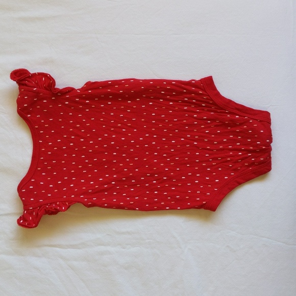 george red canadian cutie bodysuit diaper shirt 6-12 months baby girl - Picture 5 of 5